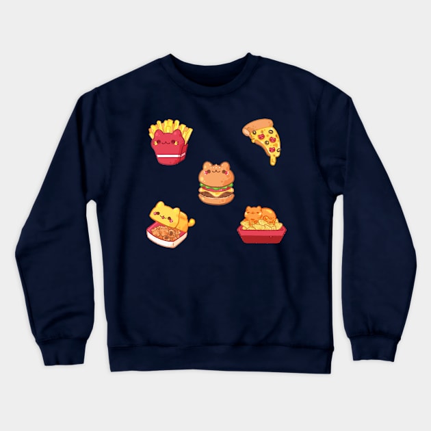 Fast Food Fun Crewneck Sweatshirt by Stars&Sprinkles